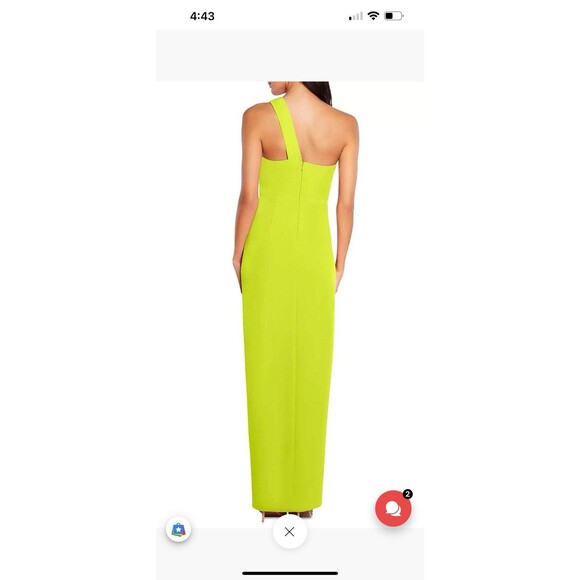 Aidan Mattox Aidan Mattox MN1E203657 - Asymmetric High Slit Evening Gown Size 6 - Picture 2 of 13